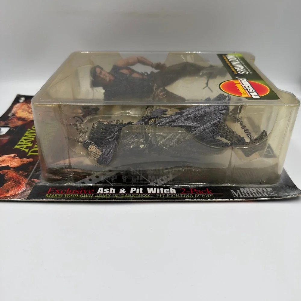McFarlane Movie Maniacs 4 Army of Darkness Ash & Pit Witch 2-Pack Musicland Toys